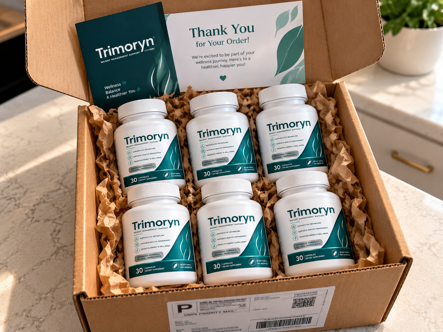 Trimoryn six-bottle package