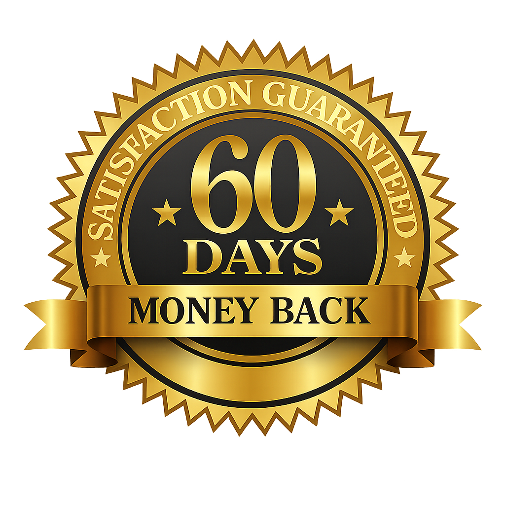 60-day money-back guarantee
